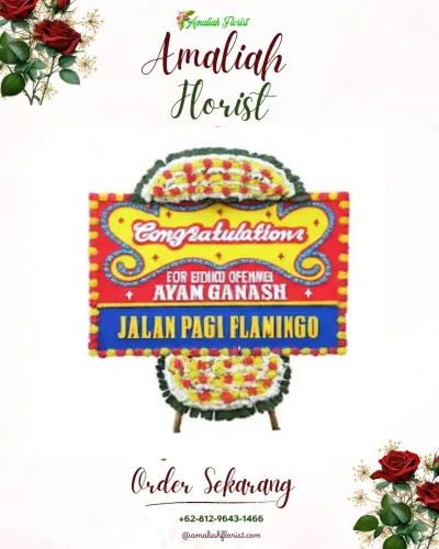 Bunga Papan Congratulation di Sambung Jawa